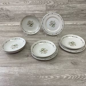 Diamond China Romance Coupe Soup Bowl/plate Set